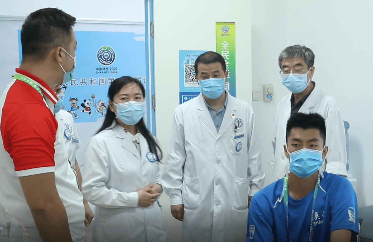 项目|十四运会小轮车项目运动员骨折 西安市红会医院绿色通道快速治疗