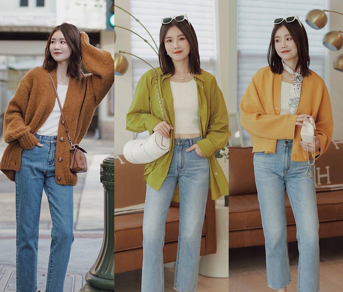 降低|教你怎么把“牛仔裤”穿出高级感！搭配这几款上衣，显高又时髦