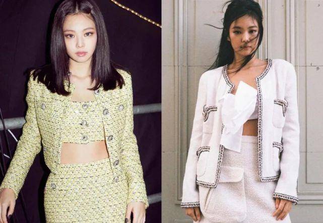 套装|这俩女顶流撞衫,不尴尬吗?