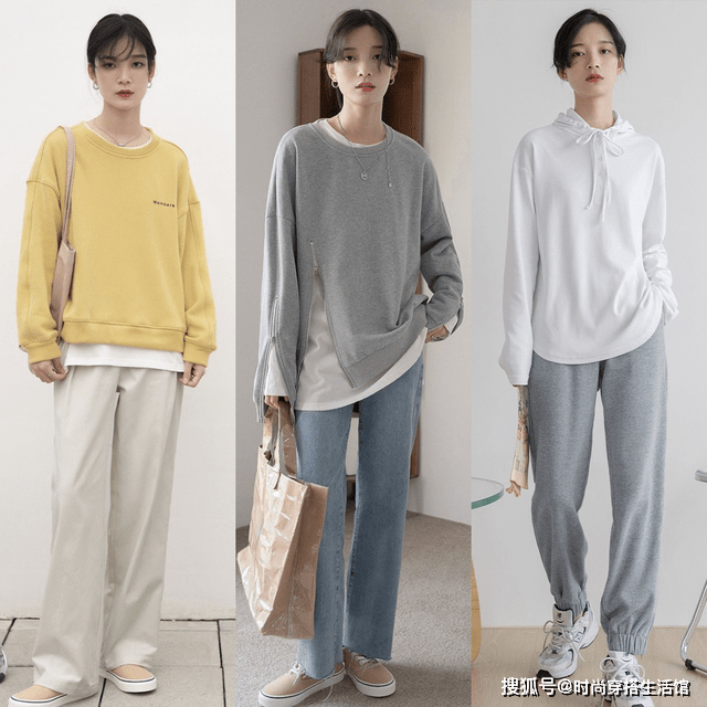 卫衣|秋天上班怎么穿？这24种简约轻熟风穿搭示范，照着穿就对了