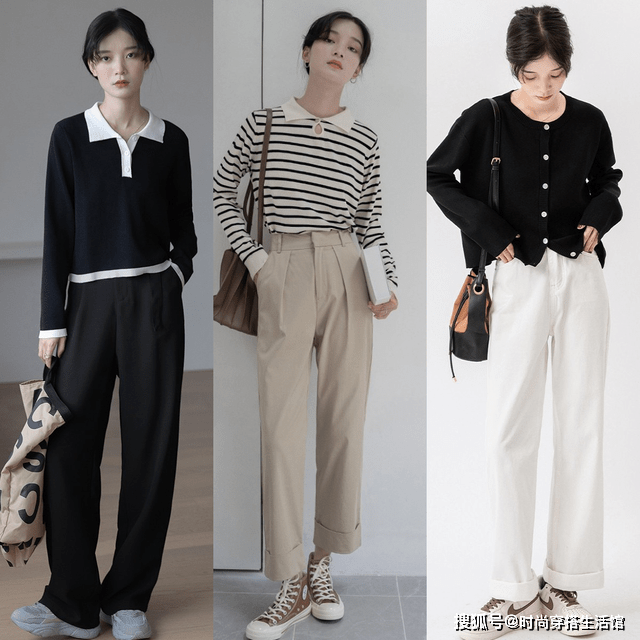 卫衣|秋天上班怎么穿？这24种简约轻熟风穿搭示范，照着穿就对了