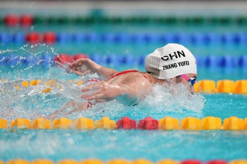 National Games women's 100m butterfly Zhang Yufei enters the final with