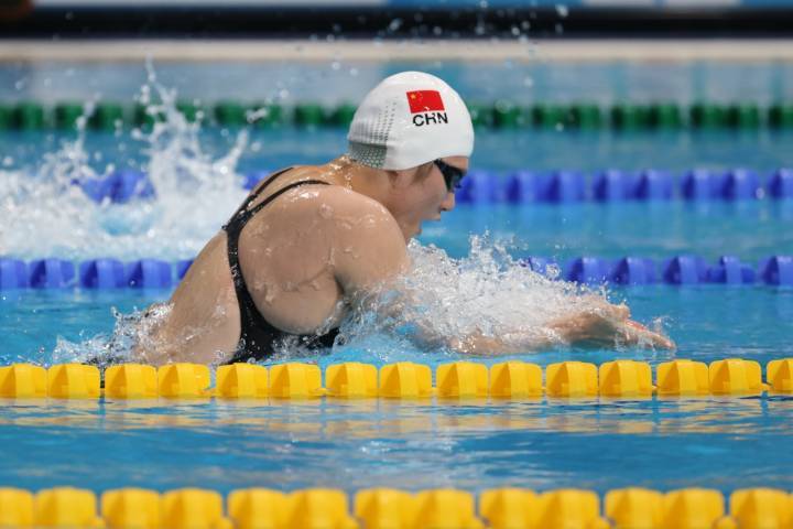 浙江游泳队派出柳雅欣,叶诗文,尹嘉禾,吴越组合参加女子4×200米