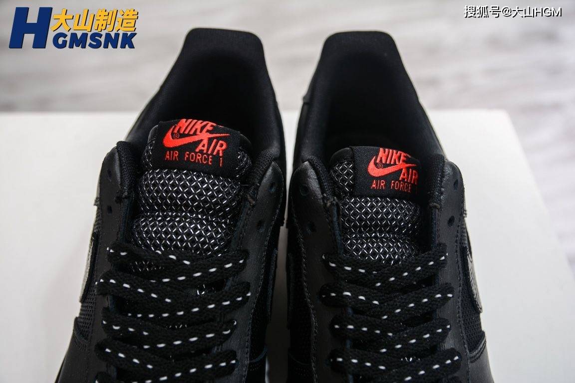 色调|?【大山制造】耐克Nike Air Force 1 Low 使空军一号黑红色色调 DO6389-001