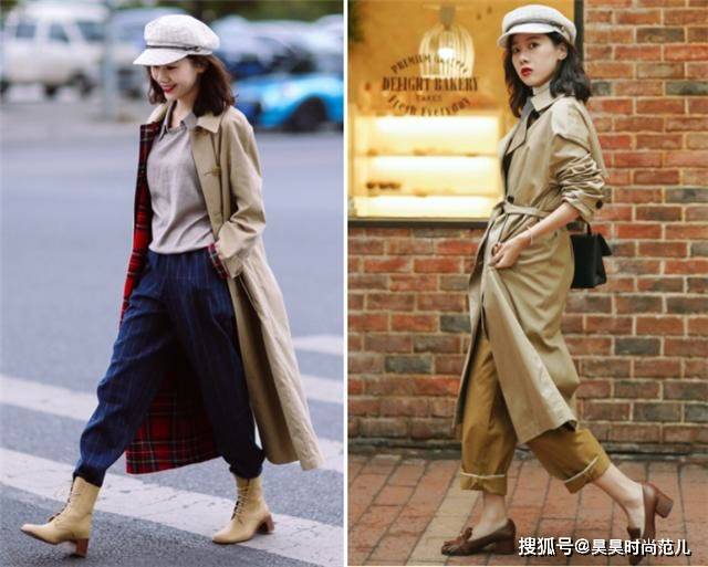 女孩子|秋天来了天气微凉，在穿搭风衣的时候，除了搭配裙子还能这样穿