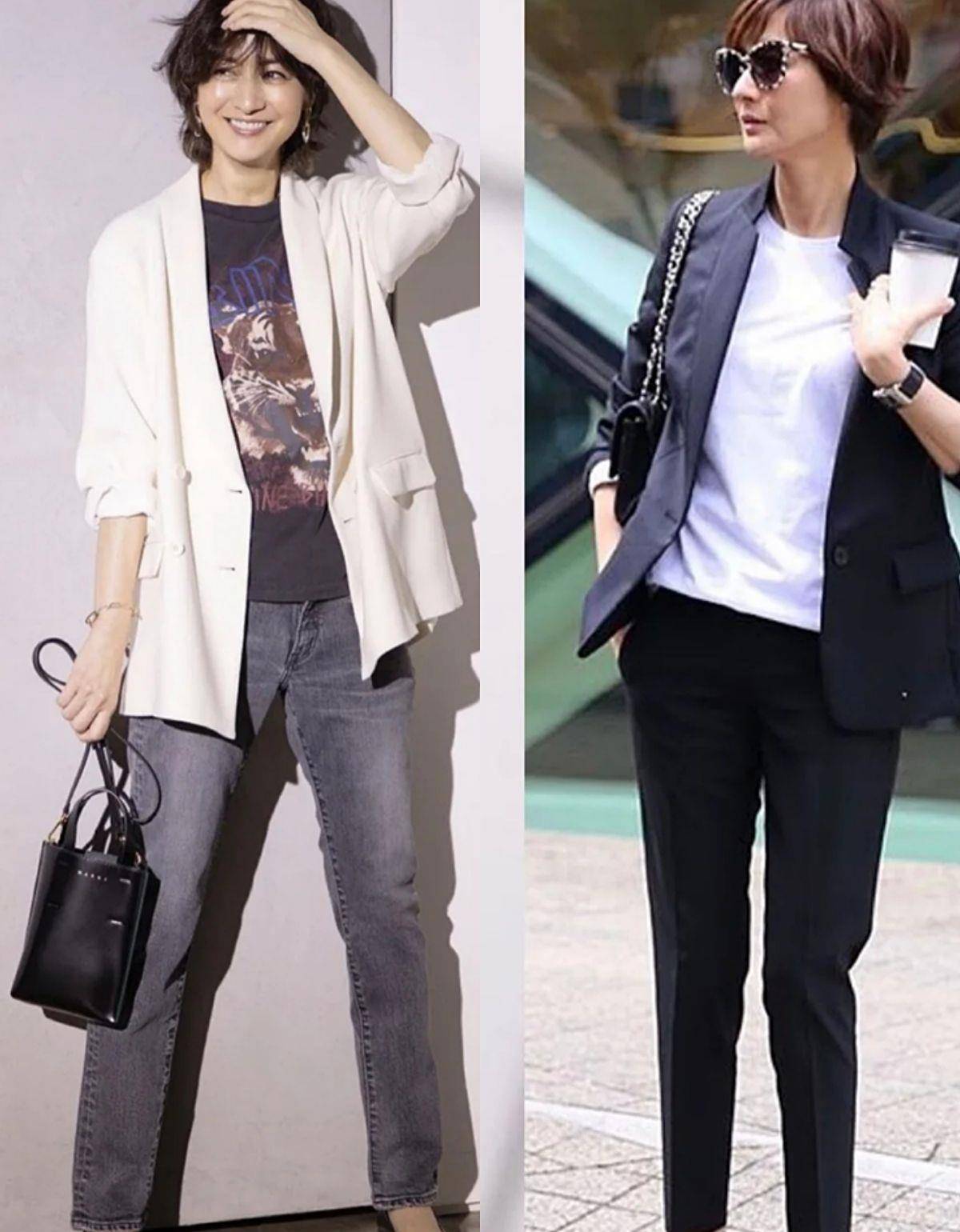 风衣 50岁女人不显老不扮嫩,学日本大婶的搭配,4件单品穿出好气质