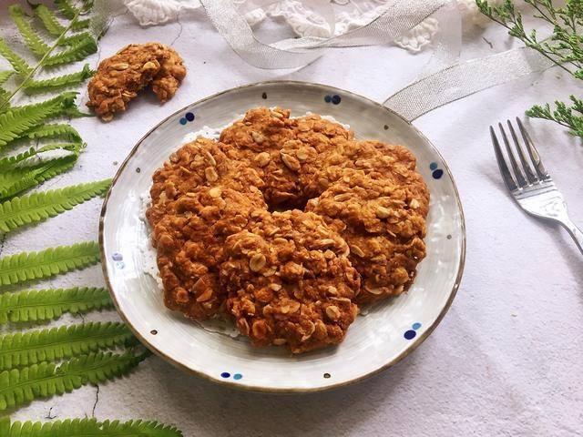 时间|儿子爱吃的红糖燕麦饼,营养又健康,做早餐太合适了