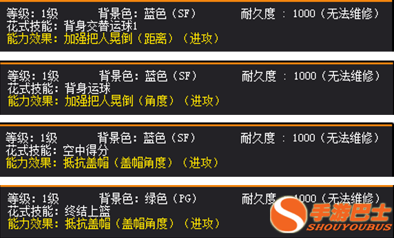 进攻|街头篮球手游关于徽印在双外中各个职业的搭配