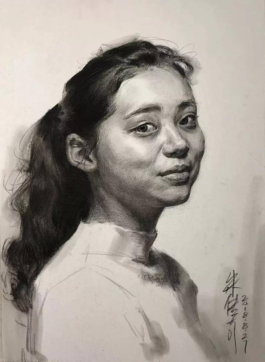 素描素描，速写，头发塑造口诀