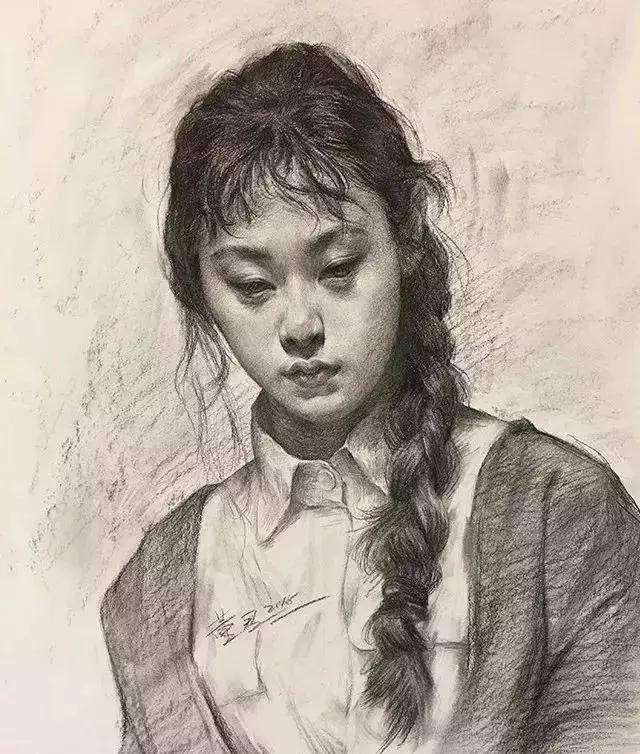 素描素描，速写，头发塑造口诀