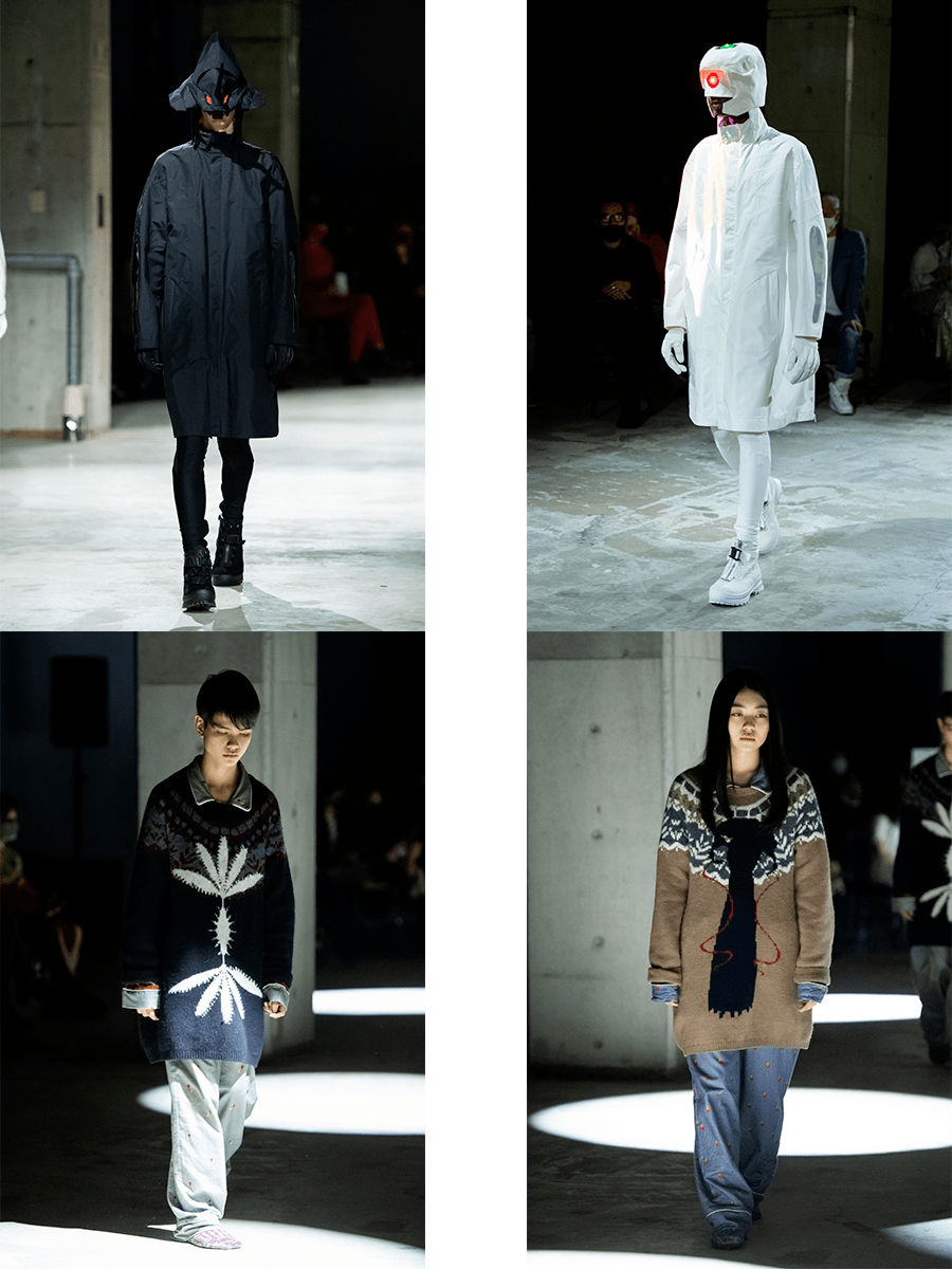 颜色 Undercover 2021秋冬，从不同的角度出发，以个人和情感化来阐释潮流