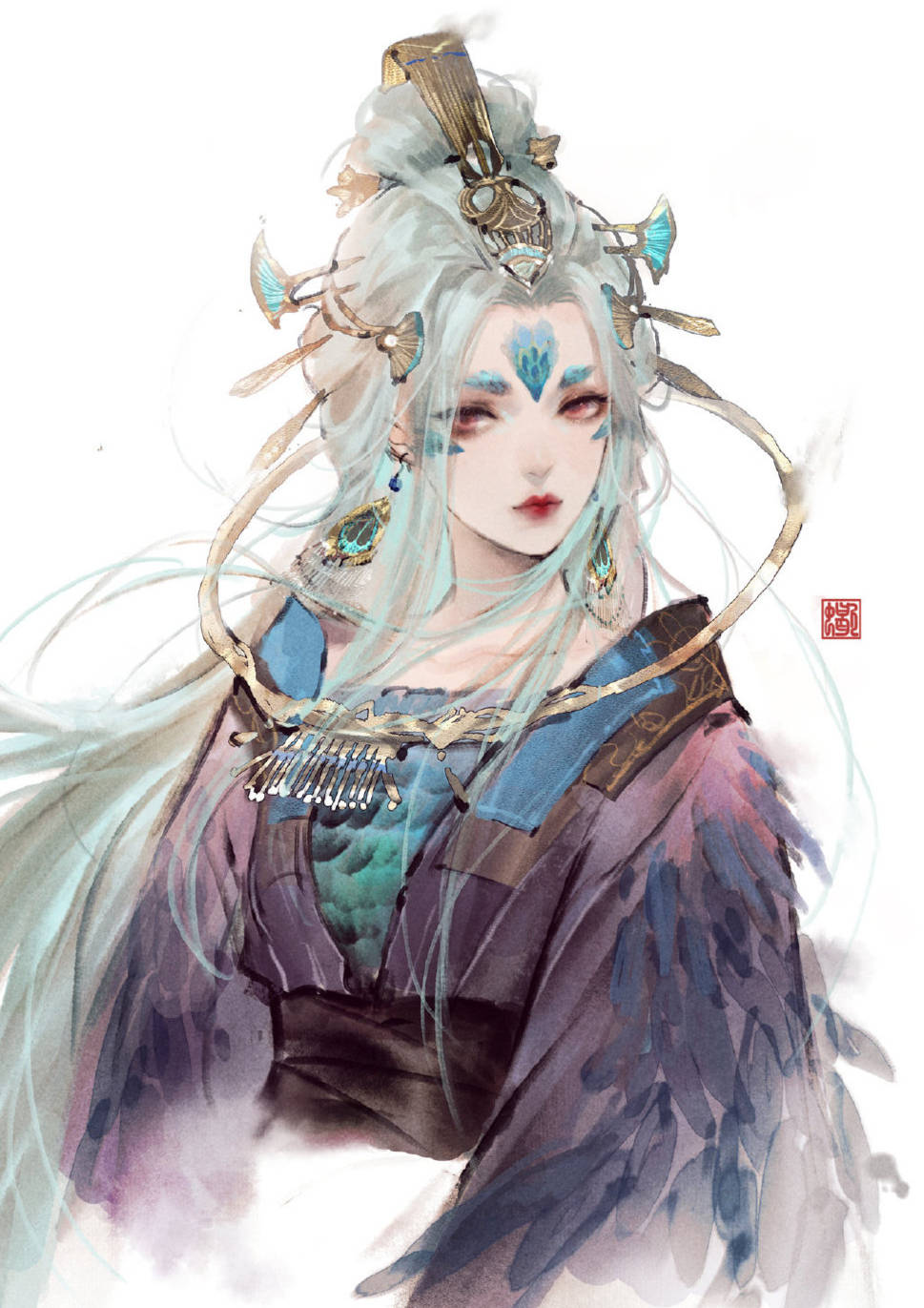 原创眷思量主角变2d画风奉眠惊艳屠丽又美又飒看到镜玄恋爱了