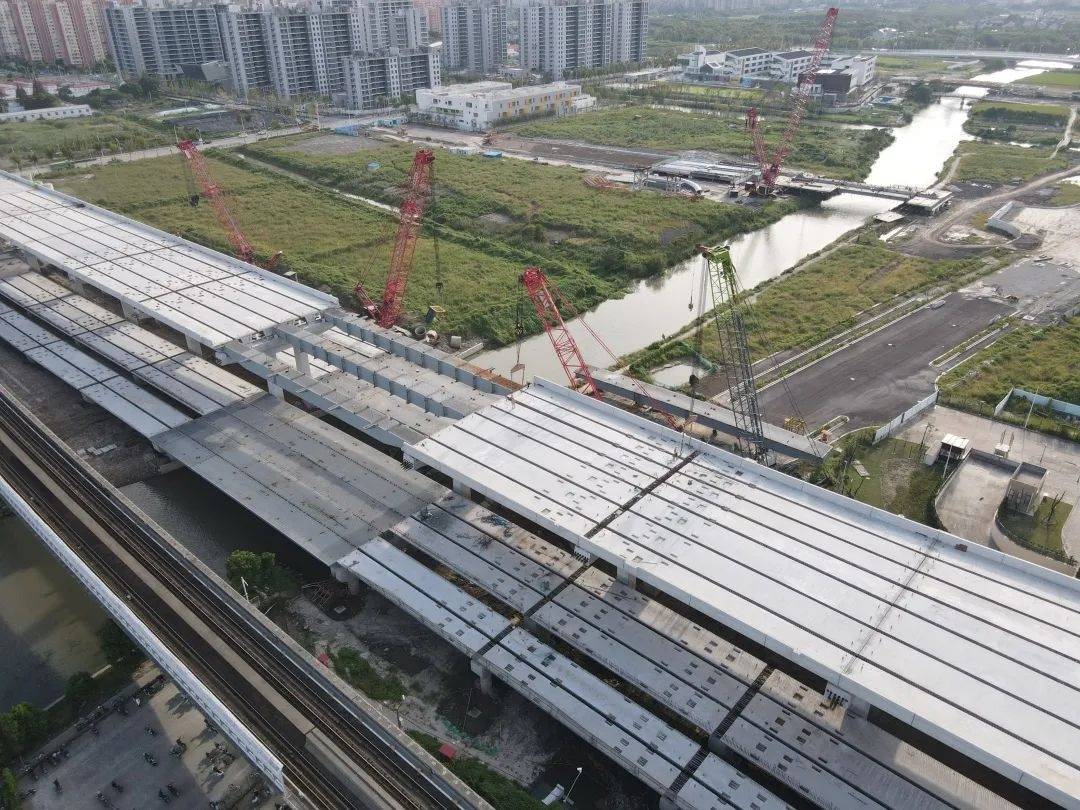 好消息!s3公路(周邓公路-周祝公路段)高架结构贯通