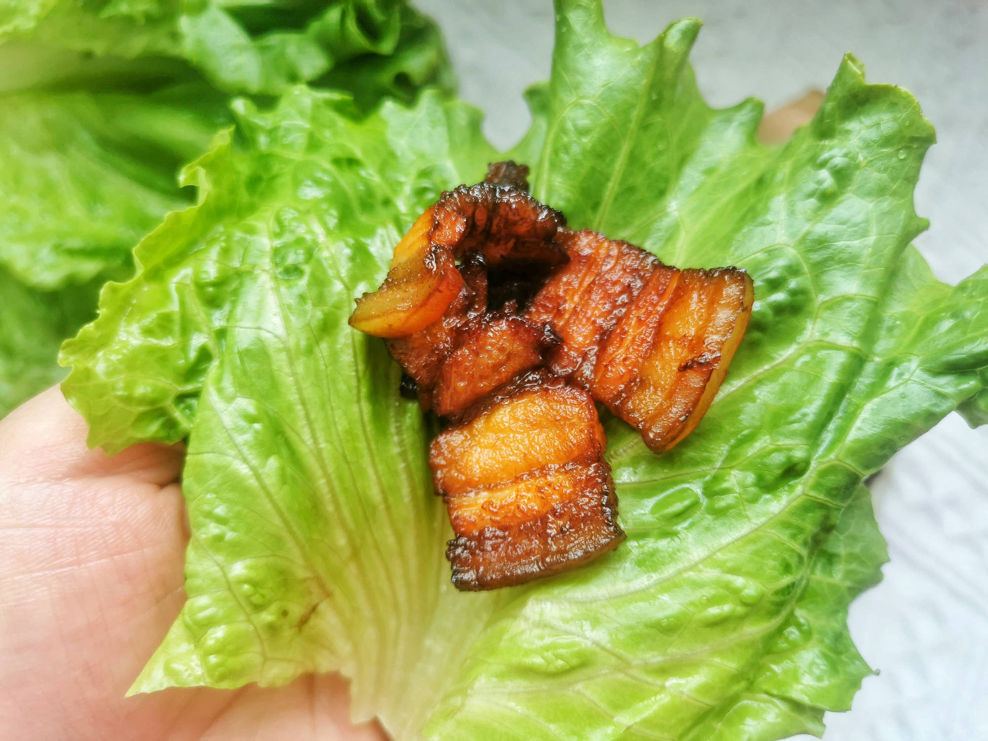 肥瘦|给儿子改善生活，20块钱的猪肉烤着吃，好吃不油腻，看着都流口水