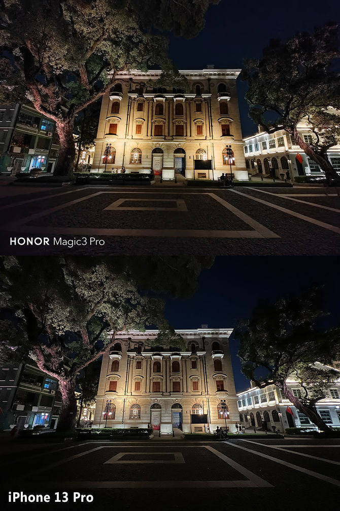 细节|荣耀Magic3 Pro对决iPhone 13 Pro：融合计算摄影哪家强？