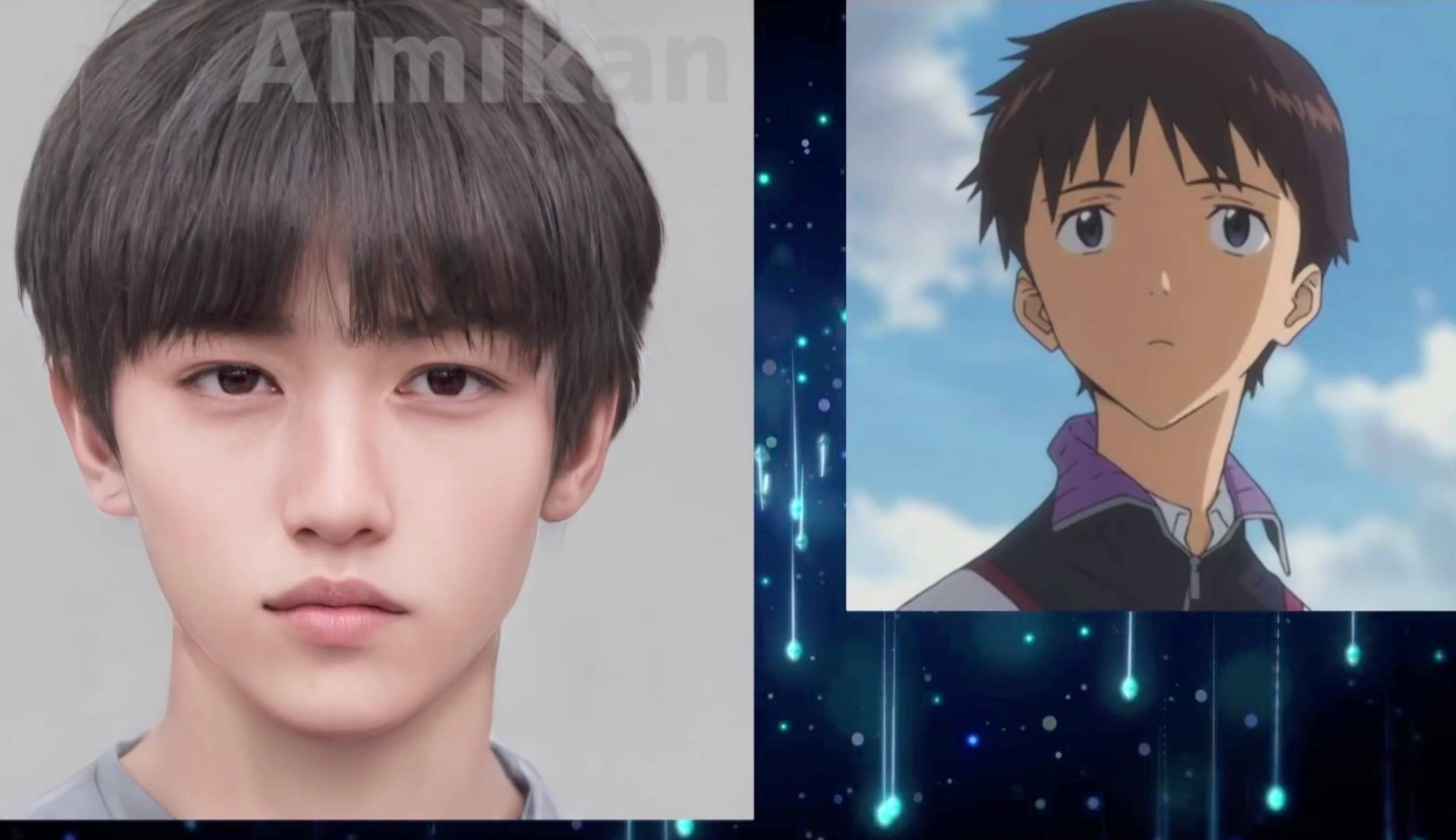 人脸|大佬把《EVA》的角色用AI进行了真人化，网友吐槽：这能有COS香？