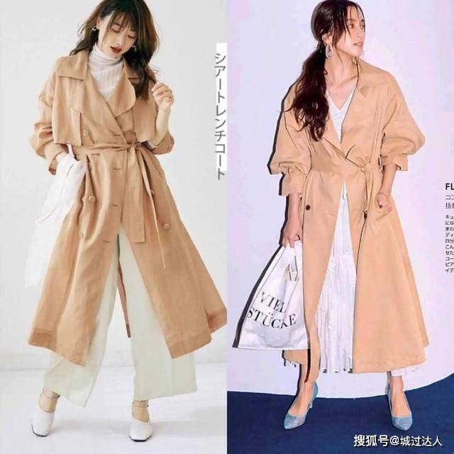 服装 秋季，“风衣”怎么穿更优雅？试试这样搭配，气质百搭又实用