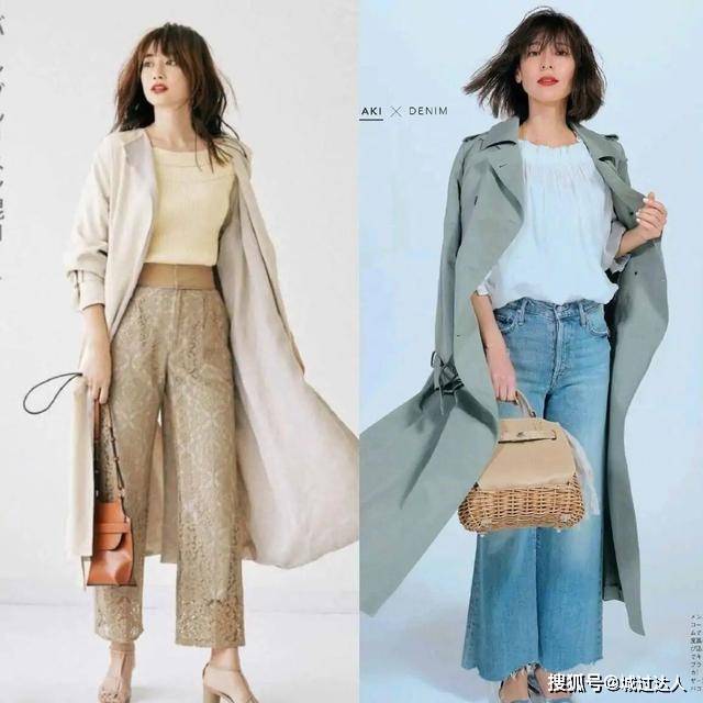 服装 秋季，“风衣”怎么穿更优雅？试试这样搭配，气质百搭又实用