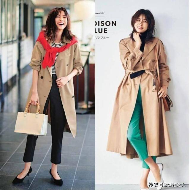 服装 秋季，“风衣”怎么穿更优雅？试试这样搭配，气质百搭又实用