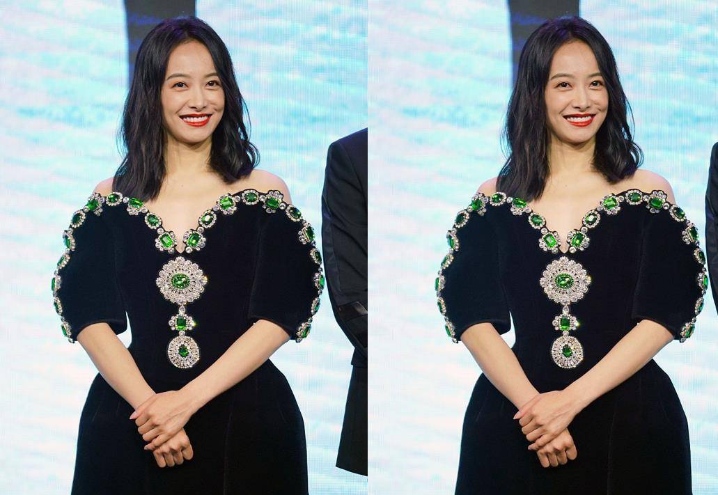 样式 宋茜穿抹胸装秀身材，加上带链眼镜颜值飙升，女生也羡慕三分