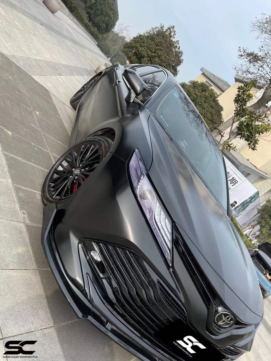 丰田凯美瑞sc改色膜陶瓷黑