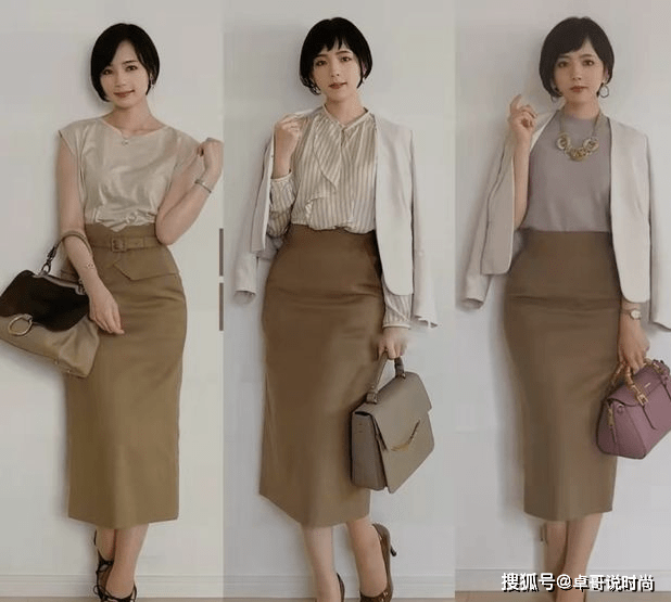 人物 中年女性秋季穿外套，试试“外套肩披”，增加高级感还自然随性