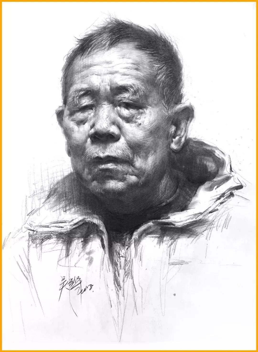 整体 头像素描的黑白灰处理要诀，学会了得高分就不难！