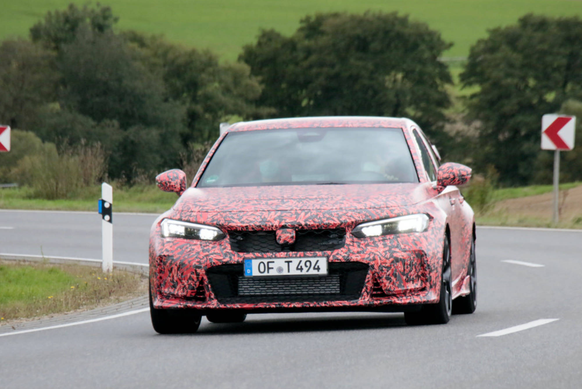 下一代330马力的本田思域typer在纽北测试