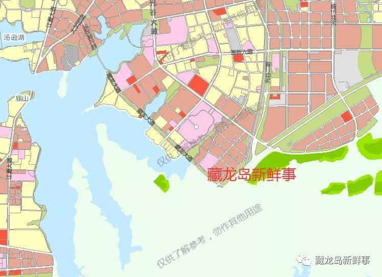 江夏藏龍島這個片區規劃有多處公園綠地!附實拍圖