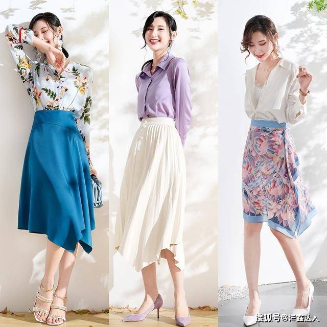 方法 为什么你穿“衬衫+半身裙”不好看？试试这些配色方法，温柔淑女