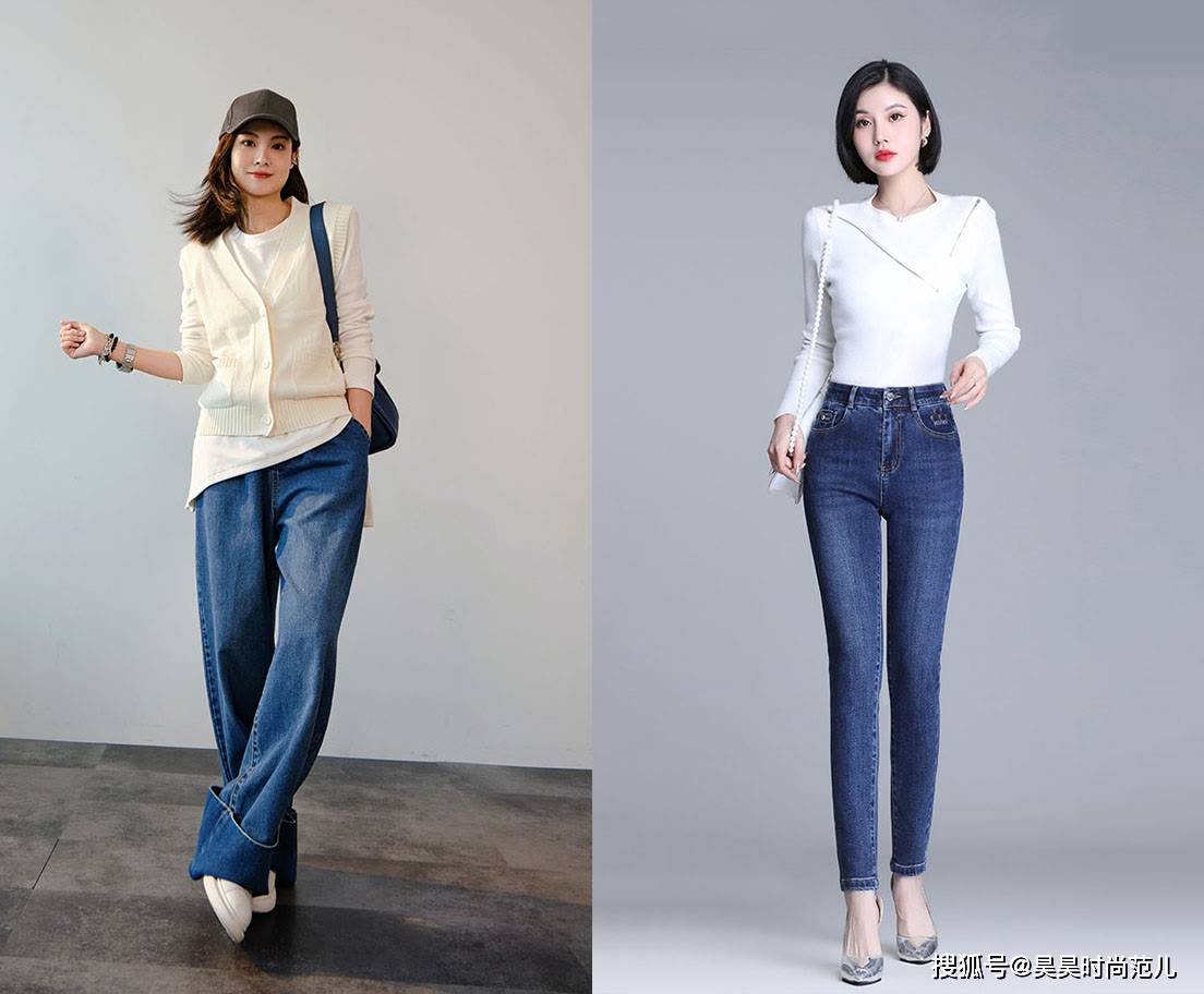 天气 入秋简约风穿搭，利用白色毛衣的百变穿搭方式，努力做个精致女人