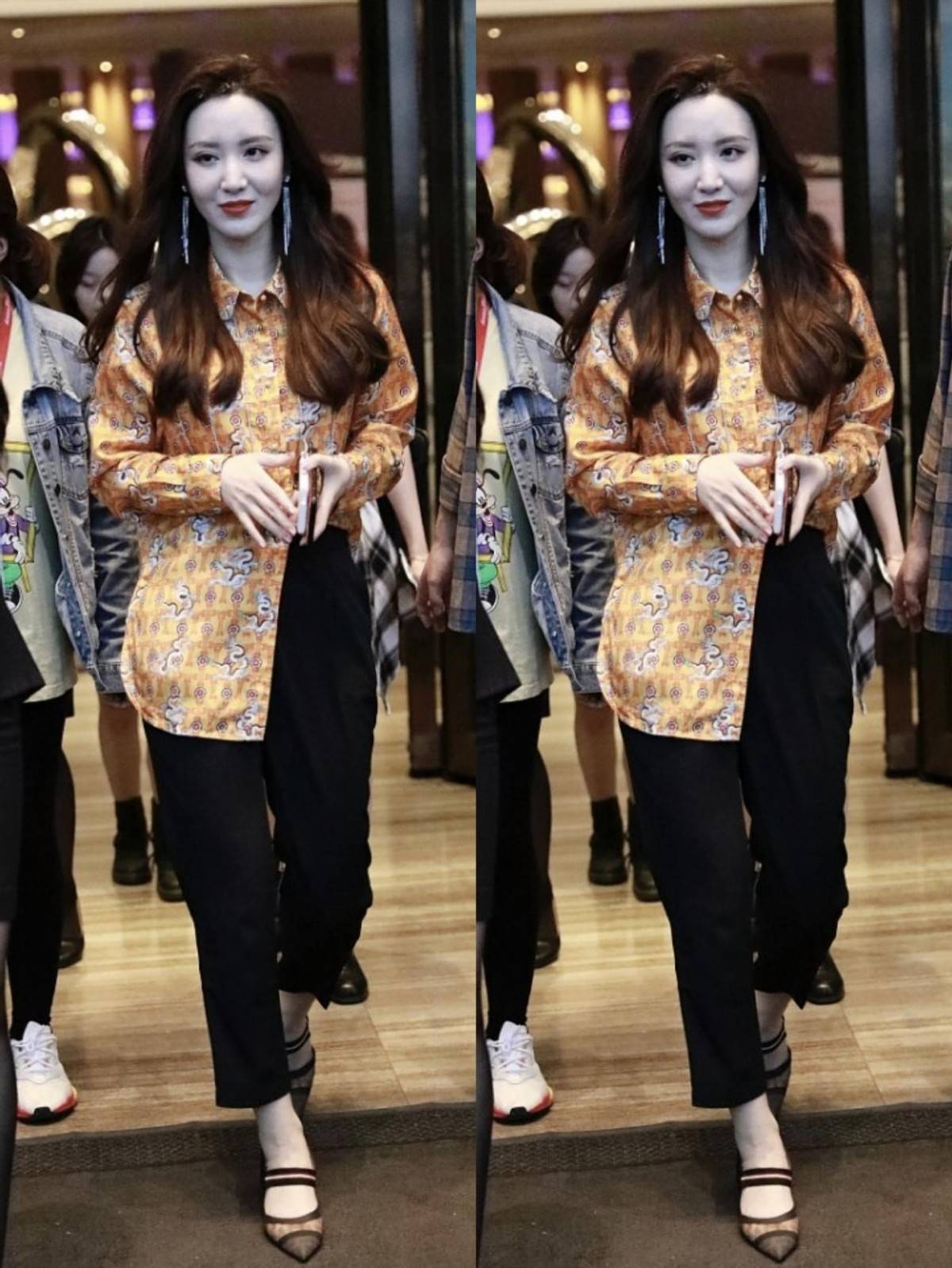 私下里 张萌私下里也挺精致的,脸抹得也太白了,无滤镜生图也没瑕疵