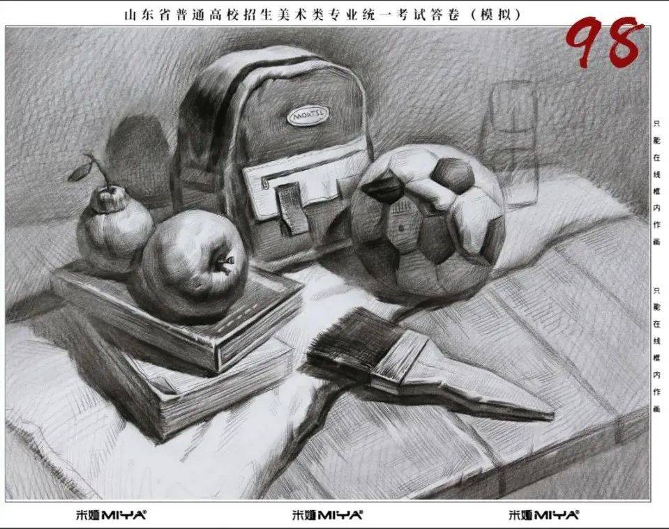 联考高分卷公开丨2022届山东美术联考一模高分试卷