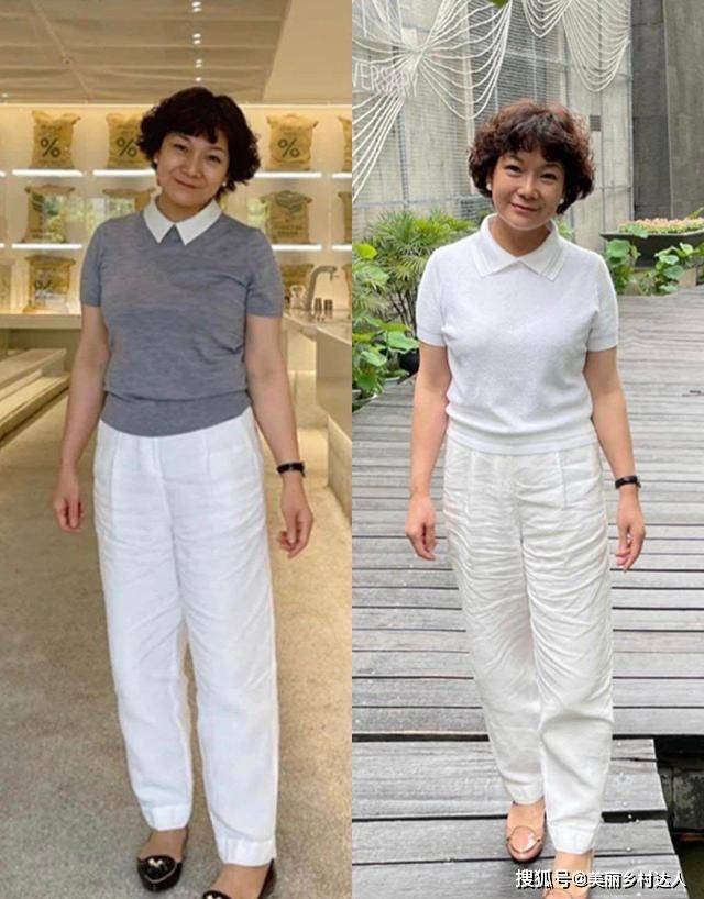 出圈 她年过50，皮肤黑、腿粗、脸圆，但还是凭穿搭美出圈！