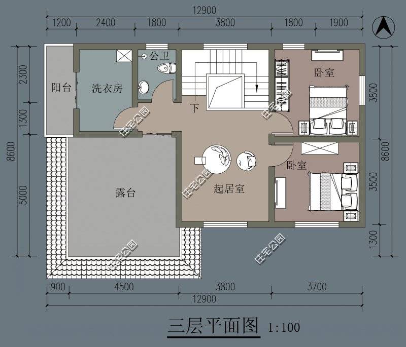 9*13米的房子设计图图片