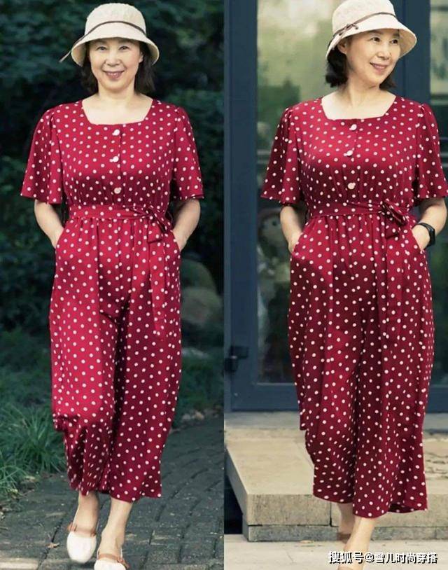帽子 女人上了年纪,建议多穿“帽子+裙子”,高级又显气质