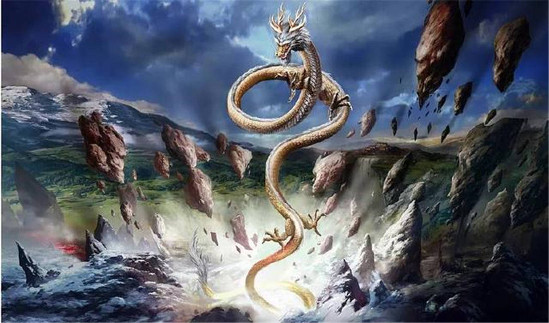 长江沿岸传言走蛟鱼身蛇尾身长超6米所到之处皆被摧毁