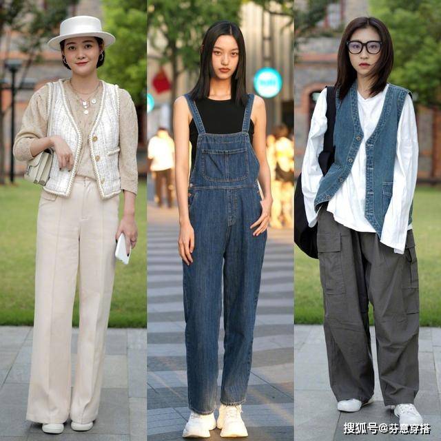 高跟鞋 小个子不穿高跟鞋也能显高，试试“阔腿裤+平底鞋”，时髦显腿长