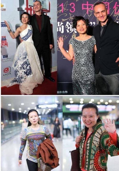 老公 龚琳娜与国外老公亮相，她的眼妆很有特色，46岁了还活得像少女