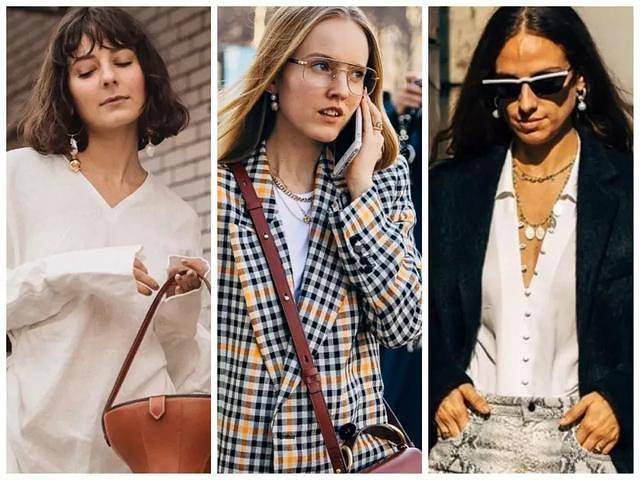 巴洛克珍珠耳环街拍?