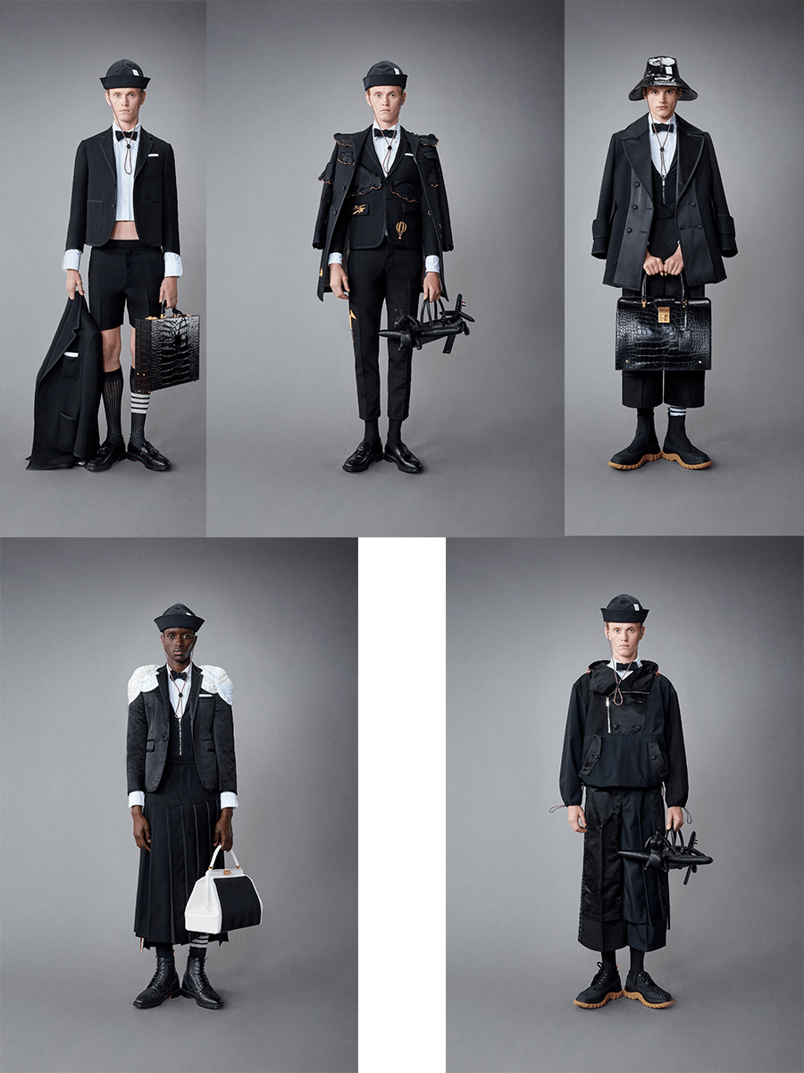 男装 Thom Browne 2022度假风男装系列，古典与惊喜的结合