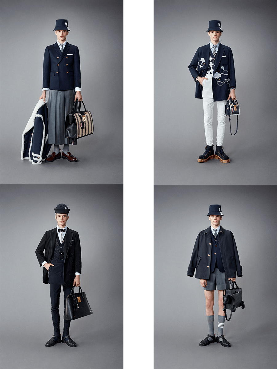 男装 Thom Browne 2022度假风男装系列，古典与惊喜的结合