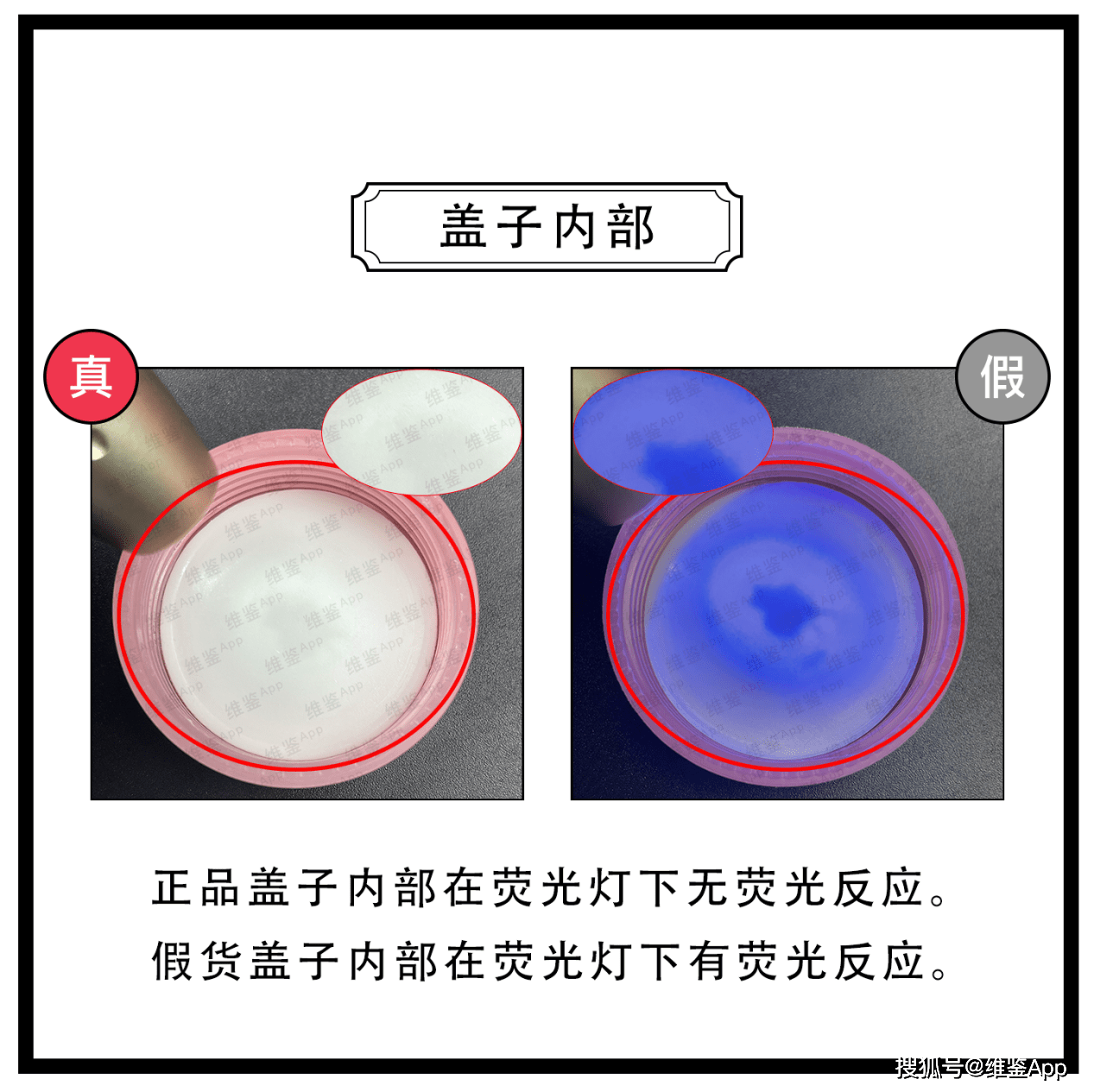 对比兰芝夜间保湿修护唇膜真假鉴别