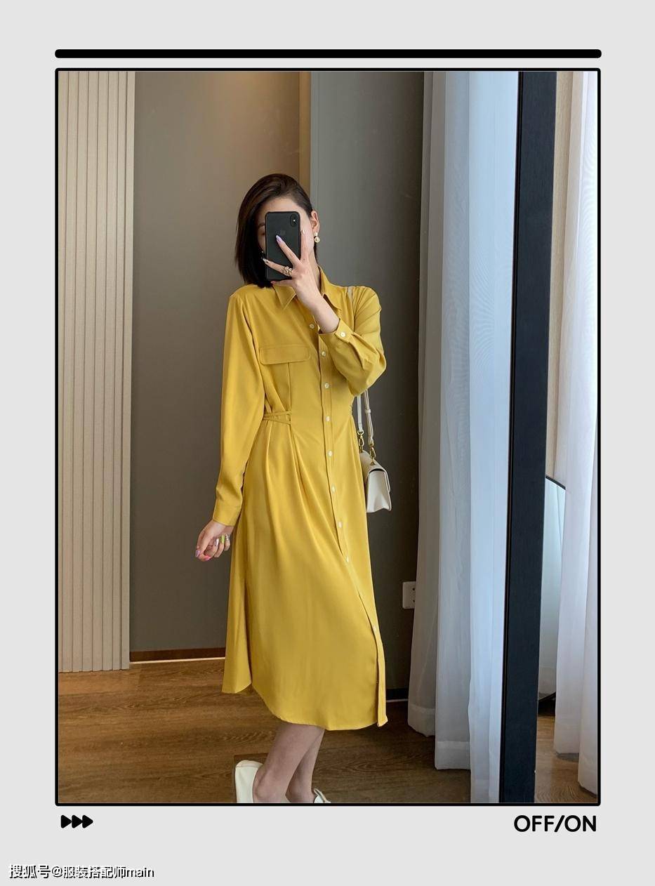 感觉13套秋季连衣裙穿搭示范！上班上学照着穿又美又撩人