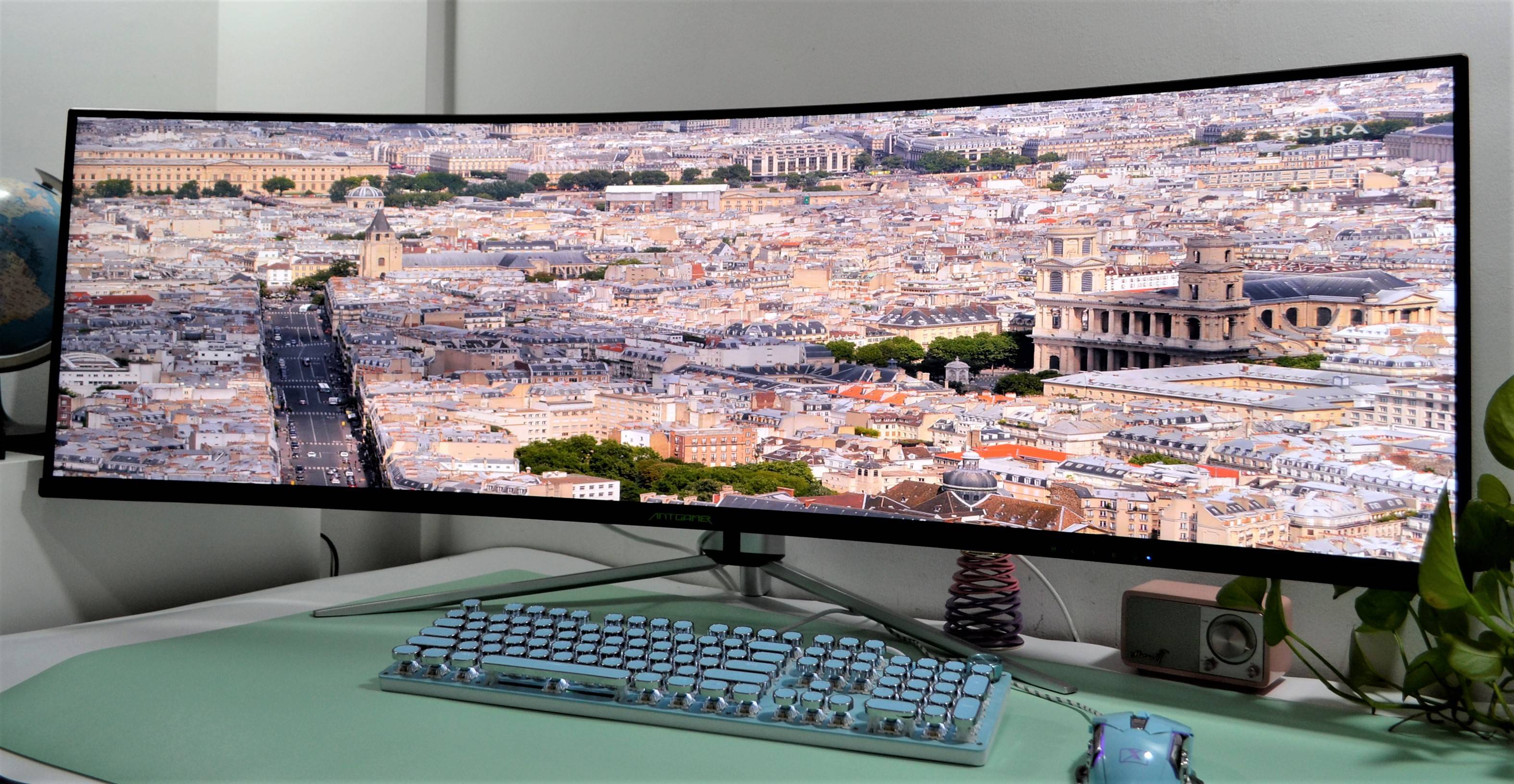 49寸大显示器值不值得入手?分屏画中画是基础,准4k分辨率更清晰_电竞