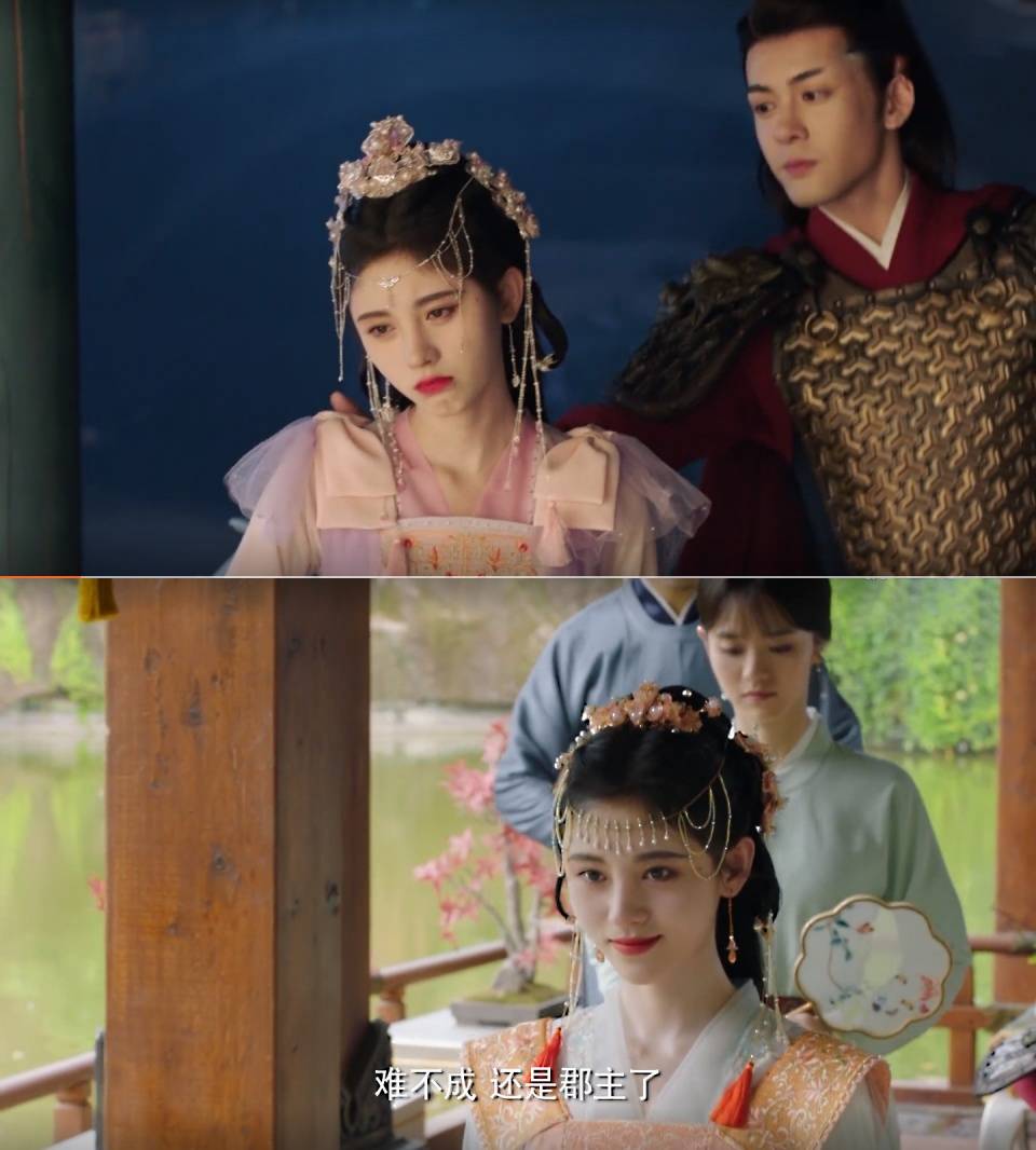 额饰 从妆容半永久到塑料额饰半永久，鞠婧祎这部戏是历史最差吧？