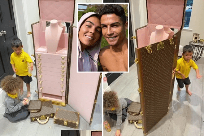 珠宝有钱任性！C罗花10.5万英镑为女友买礼物，乔治娜激动得无言以对