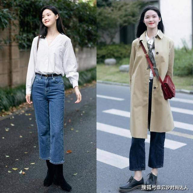 脚踝 今年流行的“九分裤+短上衣”这样穿，高级又显腿长，适合小个子