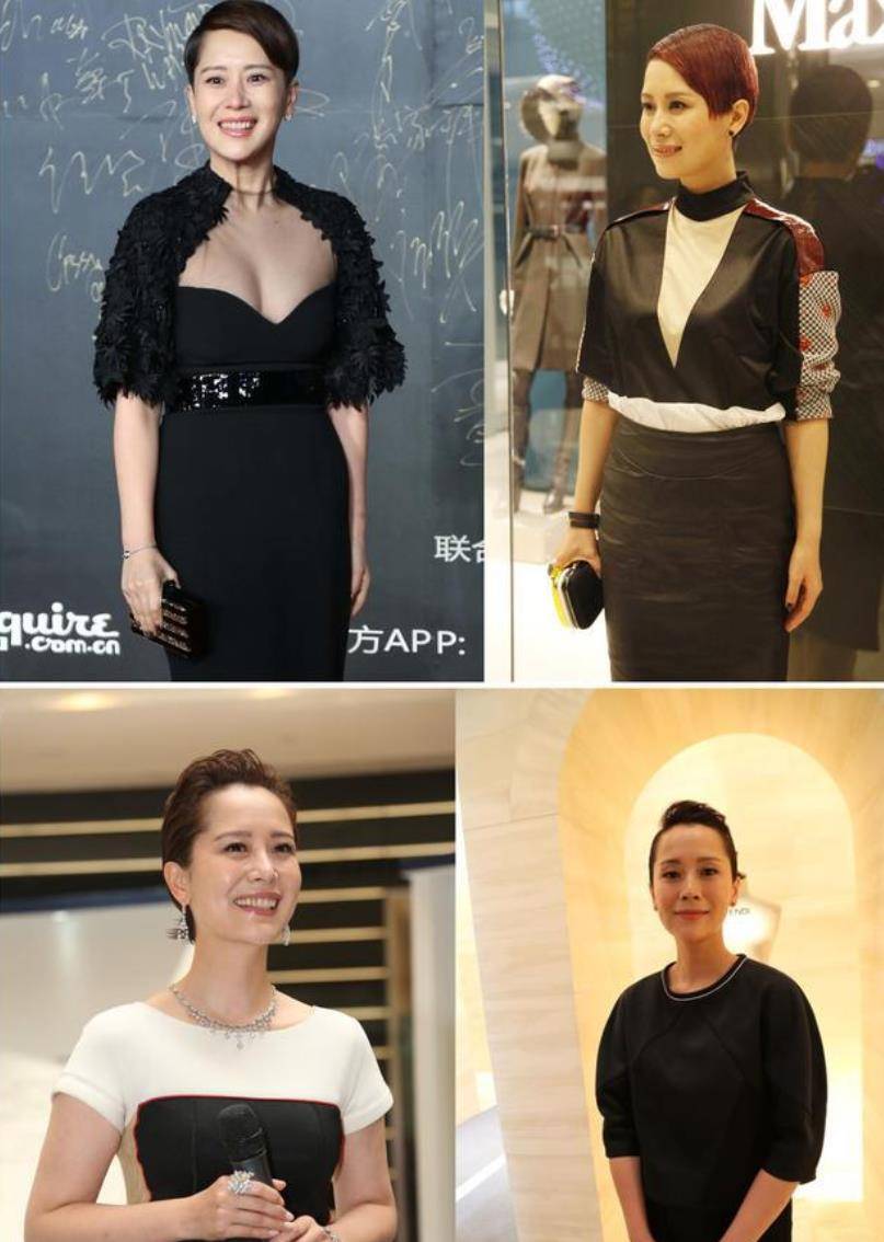 增加了 44岁海清还风韵犹存，穿法式长裙显曼妙身材，丝毫不输圈内小花