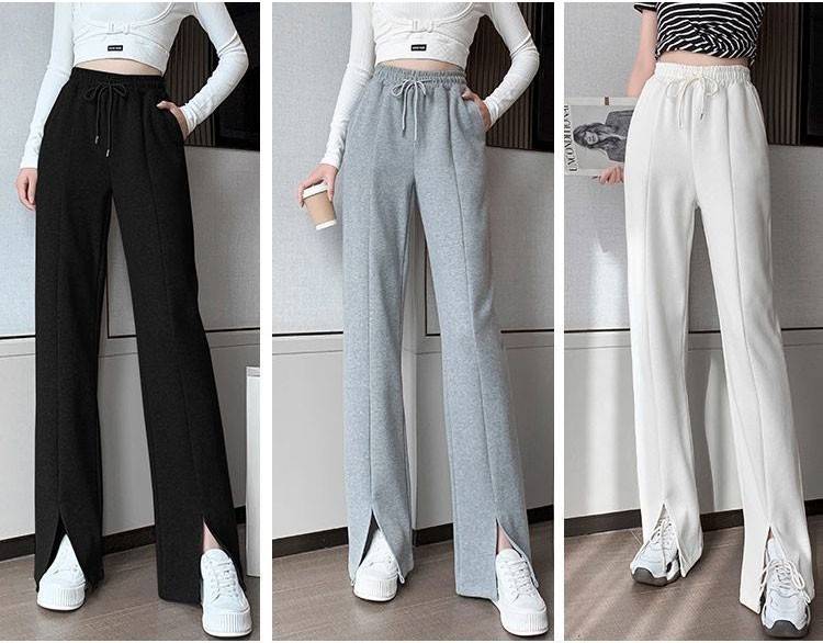 个性 今年秋季流行的开叉阔腿裤，百搭显高的同时，更有时髦范